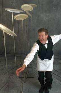 Saucers Spinning on Bendy Sticks